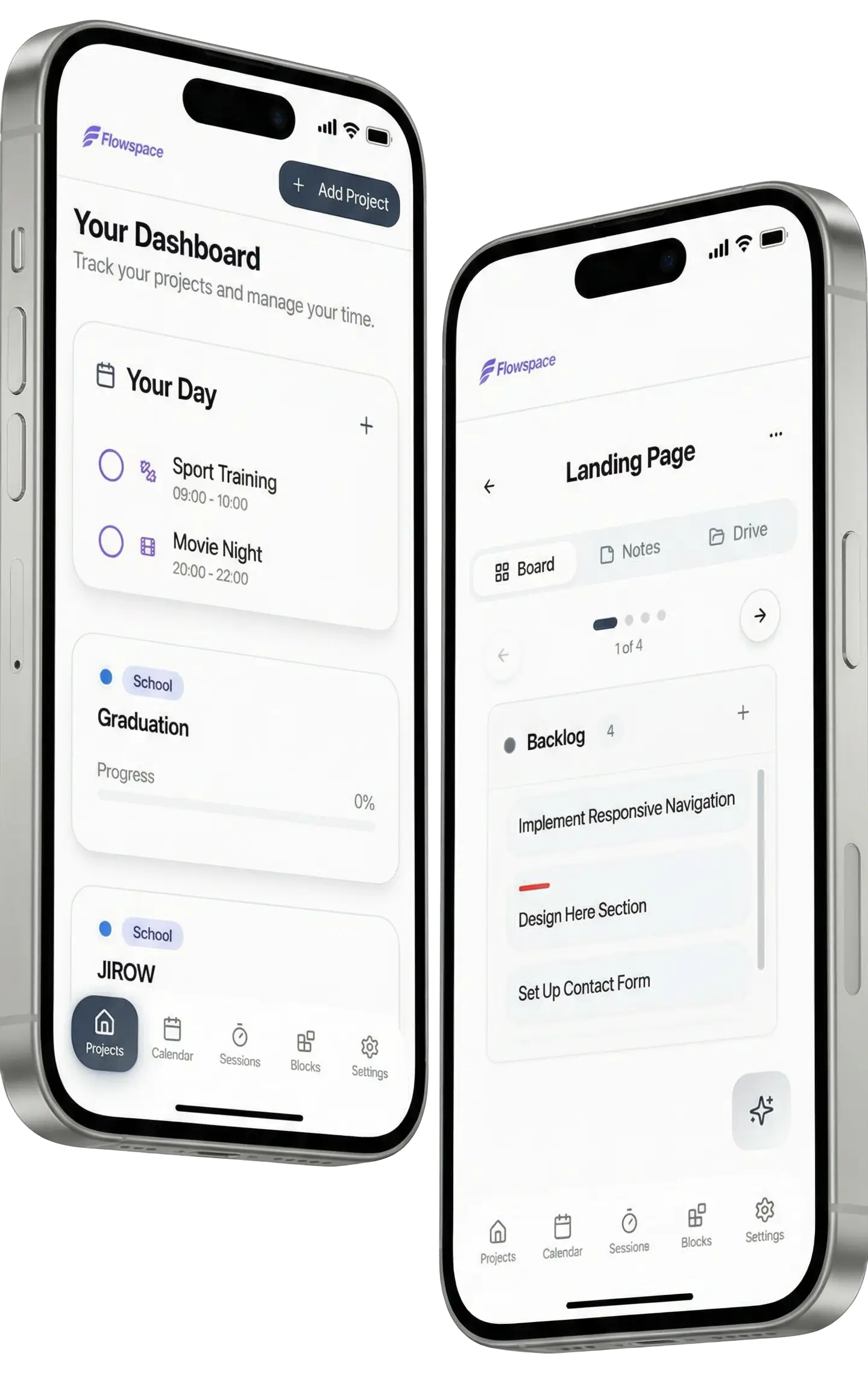 Flowspace mobile app